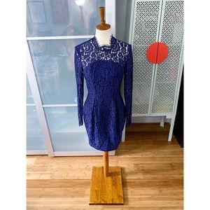 NWT KEEPSAKE Run the World Long Sleeve Lace Dress